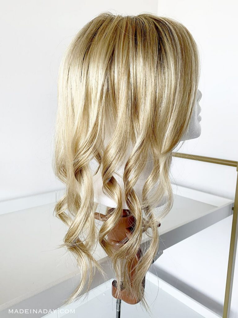 How to curl a synthetic wig